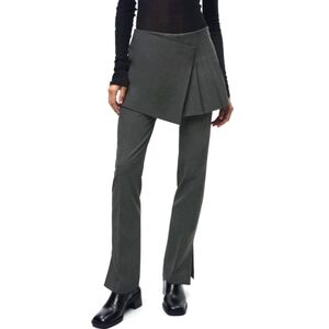 Zara WOMANS Box PLEAT Skirt Over Trousers